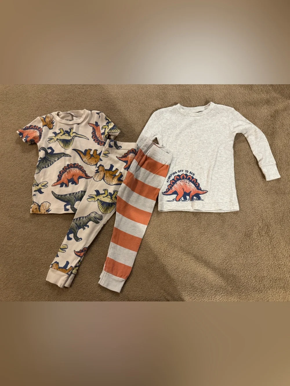Carter’s Just One You Dinosaur Pajama Bundle – Size 18 Months